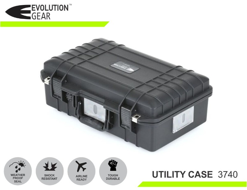Evolution Gear - 565 x 352 x 200mm - Utility Lite Hard Case - 3740