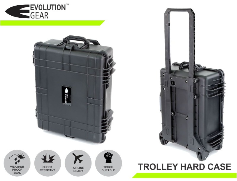 Evolution Gear - 615 x 490 x 255mm - Trolly Hard Case - HD Series 5525