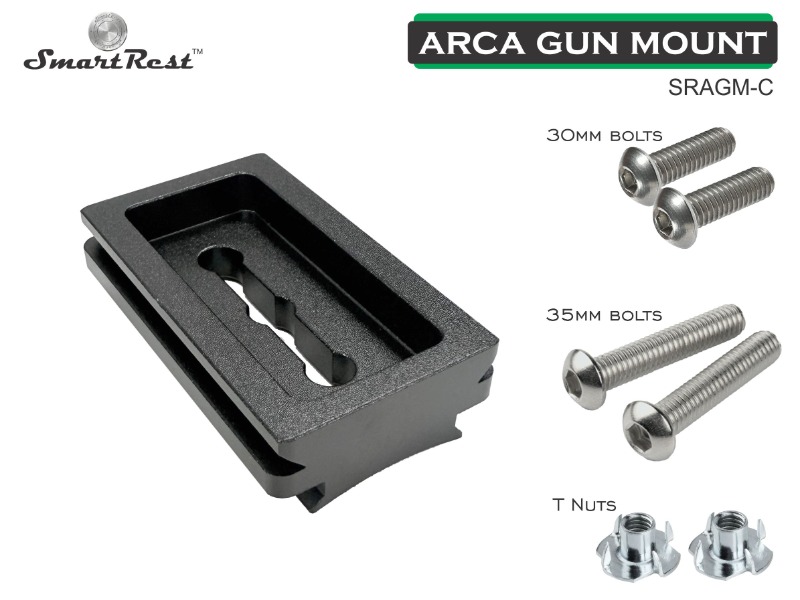 SmartRest ARCA GUN MOUNT (curved) plate for contoured stock