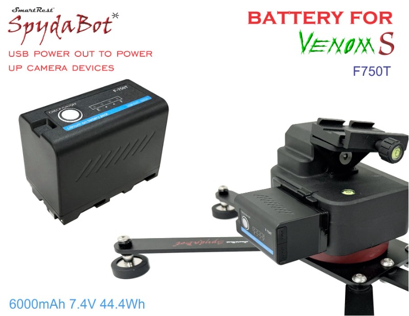 Battery for VENOM'S' F750T 6000mAh 7.4V