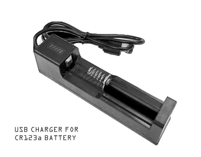 Battery Charger USB for CR123a