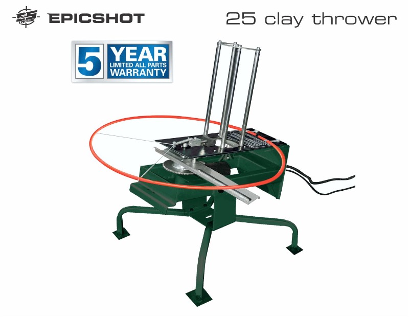 25 Clay - Whirl Wing Automatic Clay Thrower 