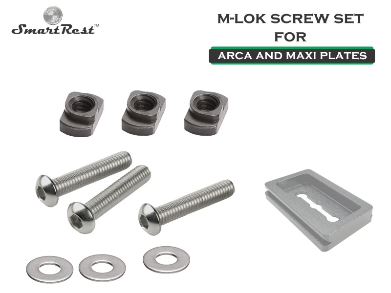 M Lok Screw set for Arca Gun Mount Plates