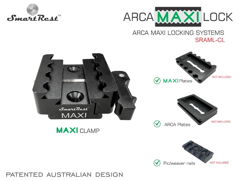 Arca MAXI Lock - Clamp Only - Arca and Picatinny clamp