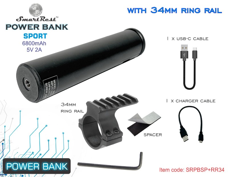 Power Bank Sport with Ring Rail