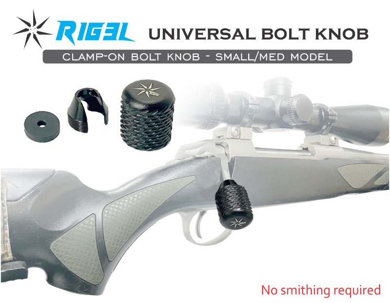 RIG3L Bolt Knob - small/med black