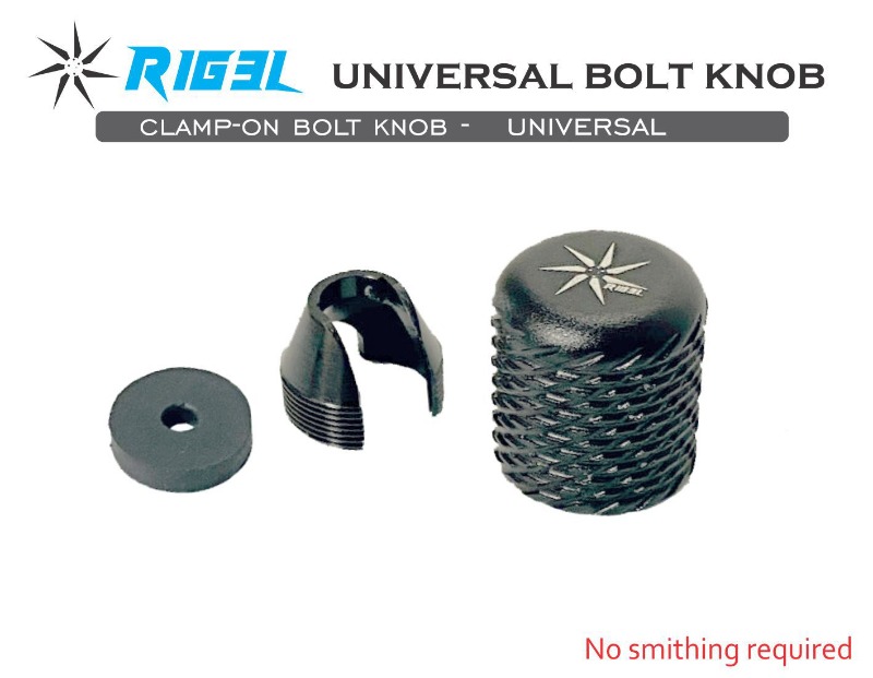 RIG3L Bolt Knob - Universal - black 18mm to 22mm