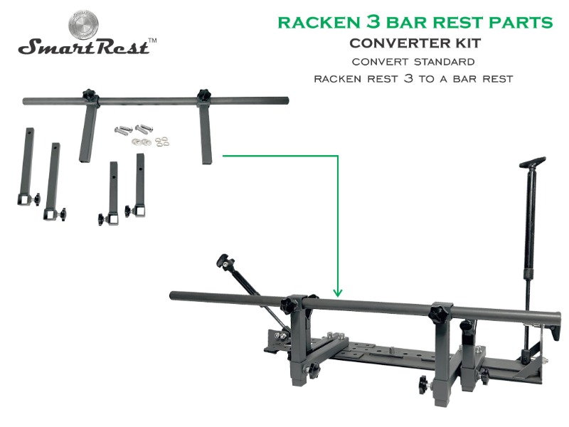 SmartRest Racken 3 Converter Kit for Bar Rest 