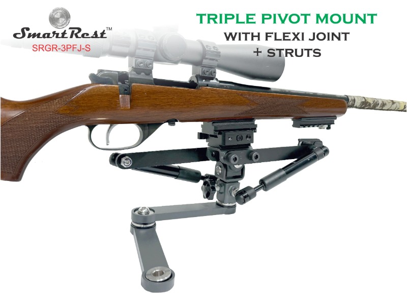 SmartRest Triple Pivot Mount + Flexi Joint + Struts