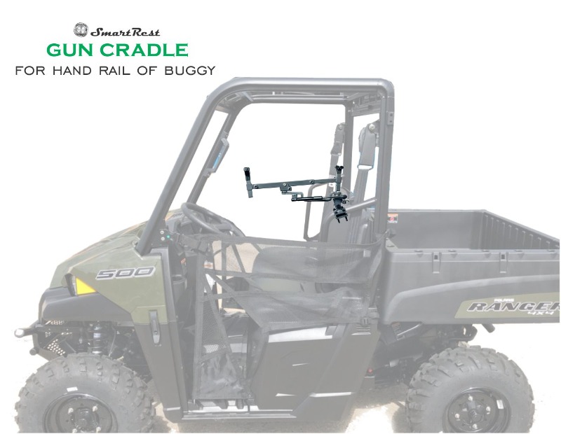 SmartRest Gun Rest For The Side Door Opening of a UTV or Side x Side Vehicle