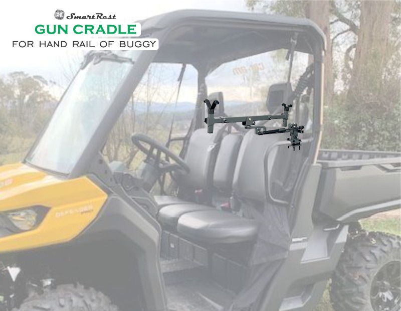 SmartRest Gun Rest For The Side Door Opening of a UTV or Side x Side Vehicle