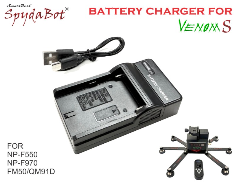 Charger for VENOM'S' - FOR NP-F550 NP-F970 FM50/QM91D