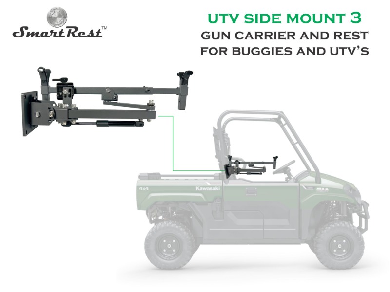 SmartRest UTV Gun Rack - Side Mount 
