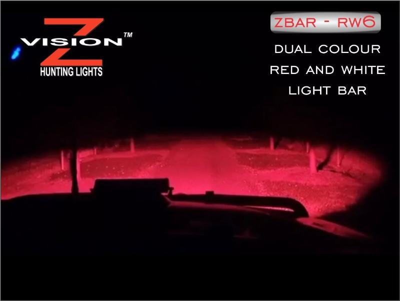 Red led light bar for hunting discount