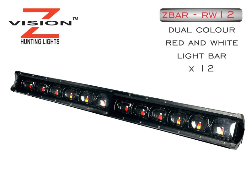 Z-Vision Light Bar - 12 - Red and White