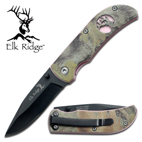ELK RIDGE knife folding 6.25” overall lock blade ER120