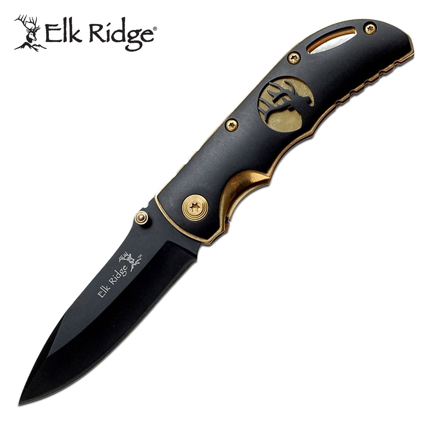 ELK RIDGE knife folding 6.25” overall lock blade ER134