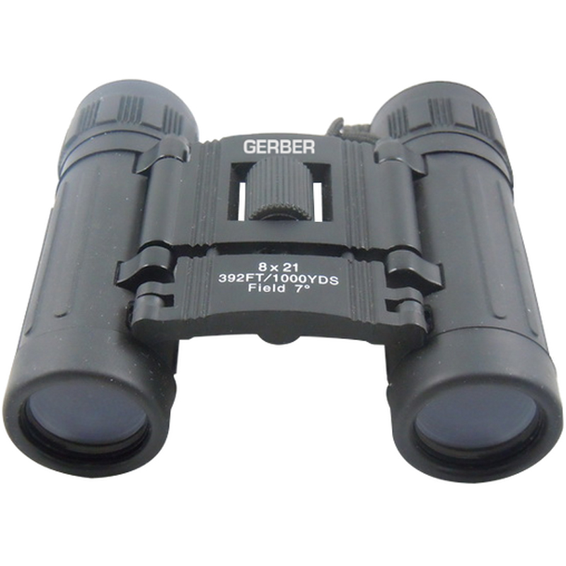 Gerber 8x21 compact roof prism rubber coated Binocular GBP821